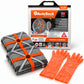 AutoSock model AL69 for trucks and buses includes two snow socks, a pair of gloves and the product packaging