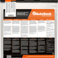 Back side of product packaging for AutoSock for trucks AL114