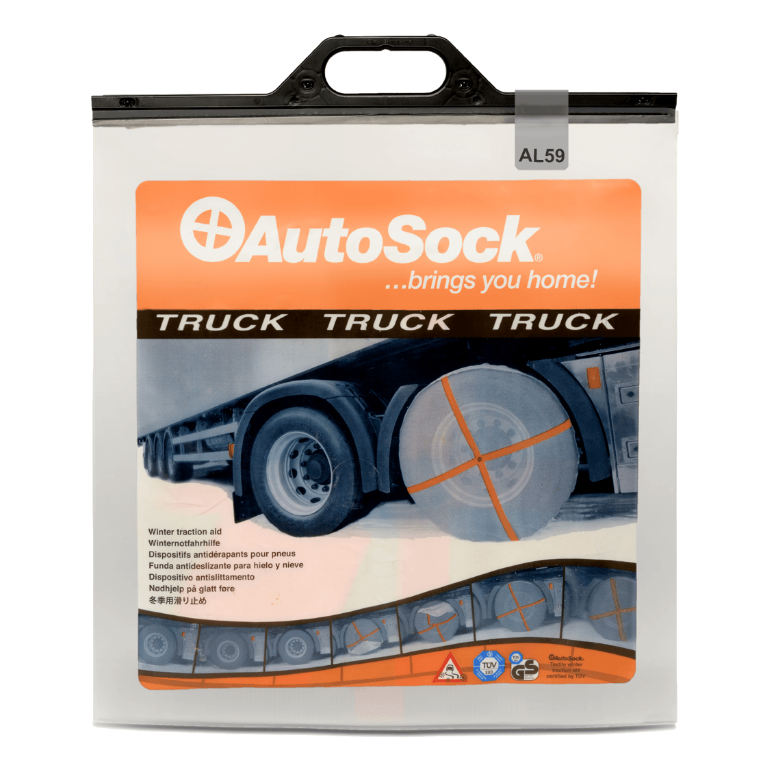 Product Packaging of AutoSock AL 59 AL59 for trucks (front view)
