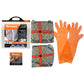 Product packaging content for AutoSock HP-Series contains two AutoSock, a pair of gloves and a manual